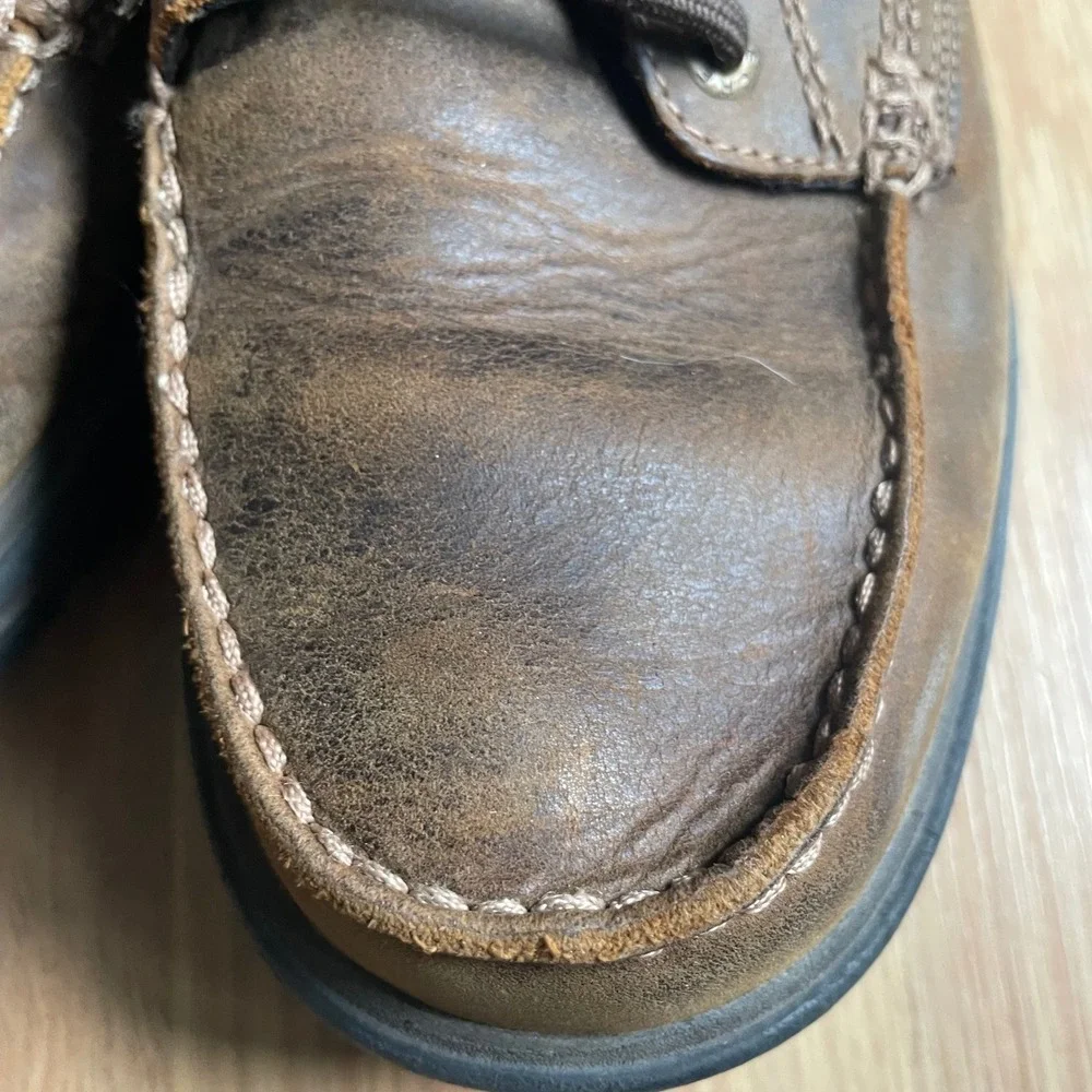 SKECHERS Men's Segment Brown Baillo Boots Memory Foam 64265 - SIZE 7 relaxed fit